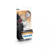 Auto žarulje Philips - 12V, W5W, W2.1X9.5d, 2 komada