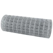 vidaXL Evropska ograja 0,6x50 m Galvanizirano jeklo