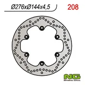 shumee Jekleni zavorni disk Honda XL 600V (87-95), Daelim VL 125 (00-12)