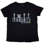 The Beatles Rooftop (Back Print) Black S Ženske Majica