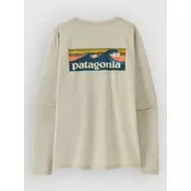 Patagonia Cap Cool Daily - Boardshort Logo Longsleeve dyno white