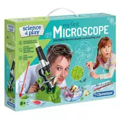 Set Clementoni Science & Play – Moj prvi mikroskop, s opremama
