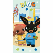 Otroška brisača Bing Bunny in Sula v pižami , 70 x140 cm