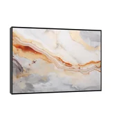 Canvas Slika na platnu Ritam boja, Sa ramom, 75 x 50, Crni