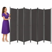 Vidaxl Paravan 6-delni antraciten 300x180 cm
