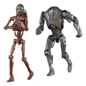 HASBRO Akcijska figura Vojne zvezd Epizoda II Črna serija 2-paket C-3PO (telo bojnega droida B1), (5000077673)