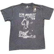 Bob Marley Majica Hawaii Unisex Charcoal Grey L
