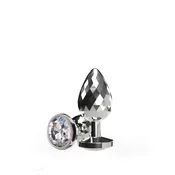 Anal Play Disco Diamond Plug S – metalni analni plug, 7.5 cm