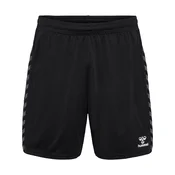 Hummel Športne hlače Authentic siva/črna/bela