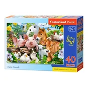 Castorland Puzzle Prijatelji kmetije MAXI 40 kosov