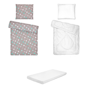 Posteljnina set 5 elementov za posteljo 180x80 cm vzorec-27