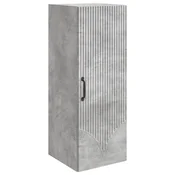 Vidaxl omara za steno Betonsko siva 33 x 34,5 x 90 cm Inženirski les
