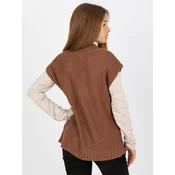 Vest-D90027W90785B2-brown