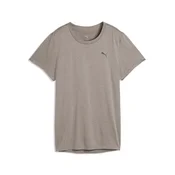 PUMA Train All Day Essentials Heather Tee Women, Clothing, Mouse Gray Heather, XXS