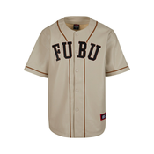 FUBU Majica bež / smeda / crna / bijela