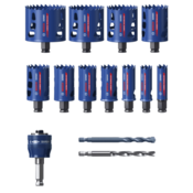 BOSCH Professional 14-dijelni set nastavaka za pile za bušenje rupa EXPERT Tough Material, 20/22/25/32/35/40/44/51/60/68/76 mm (2608900448)