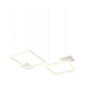 Redo 01-2611 - LED prigušiva luster na sajli SIGUA LED/110W/230V CRI 90 bela