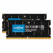 Crucial 64GB Kit (2x32GB) DDR5-4800 CL40 SO-DIMM memorija