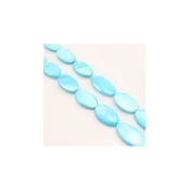 Sedefna perla oval 13*18 mm plava niska