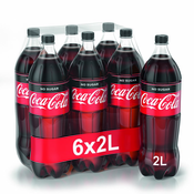 Coca-Cola no sugar 2l 6/boca