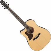 Elektro-akusticna gitara Ibanez - AAD170LCE LGS, bež/smeda