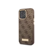 Guess GUHMP14XU4GPRW iPhone 14 Pro Max 6,7 brown hard case 4G Logo Plate MagSafe (GUHMP14XU4GPRW)