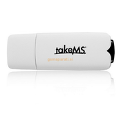 TAKEMS USB ključ 2,0 8GB, belo-črn