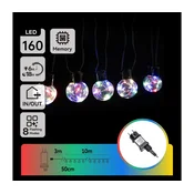 Aigostar - LED RGBY Spoljašnja dekorativna girlanda 160xLED/3,6W/230V 10m IP44