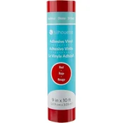 Silhouette Glossy Permanent Vinyl - 22,9 cm x 3 m - Red
