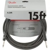 Fender Professional Series Gray Tweed 4,5 m Ravni - Ravni Instrumentalni kabel (Kot novo)