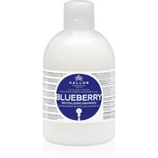 Kallos Cosmetics Blueberry obnovitveni šampon za suhe in poškodovane lase 1000 ml za ženske
