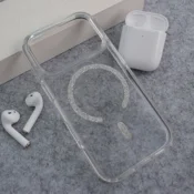 Maska Mag Case Bling za iPhone 17 Pro Max srebrna