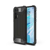 Robusten ovitek/etui/ovitek Rock za Huawei P40 - črn