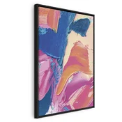 Slika - Energetic Shapes - Dynamic Oil Paint Composition on Canvas 40x60