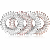 Notino Hair Collection Hair rings elastike za lase 4 kos clear and nude 4 kos