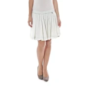 JOHN GALLIANO SHORT SKIRT WOMAN WHITE