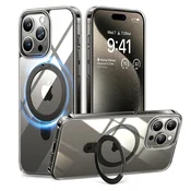 Premium maska Torras Ostand za iPhone 15 Pro Max - clear