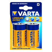 VARTA baterijski vložek LONGLIFE EXTRA D 2/1