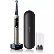 Oral-B Elektricna zubna cetkica iO10 Lunar Gold + putna torbica za punjenje