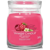 Yankee Candle Yankee Candle vonná svíčka Signature ve skle střední Red Raspberry 368g