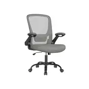 Songmics Pisarna stol 64x64x99-107 cm siva