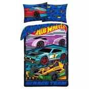 Hot Wheels: Komplet posteljine - 140 x 200 cm, 70 x 90 cm