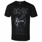 Metal majica moška AC-DC - FTATR 40th Monochrome - ROCK OFF - ACDCTS97MB