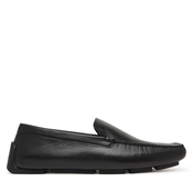 Mokasini Calvin Klein Driver Penny Embl Lth HM0HM02085 Črna