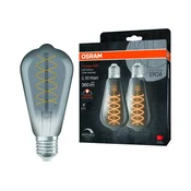 Komplet 2x LED zatemnljivih žarnic VINTAGE FILAMENT E27/7,8W/230V 1800K - Osram