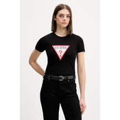 Guess Jeans Majica W4YI04 J1314 Črna Slim Fit