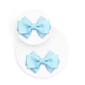 Sponke za čevlje s pentljico baby blue