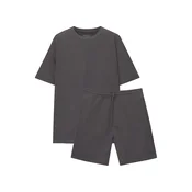 Pull&Bear Majica temno siva