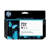 Originalna kartuša s črnilom HP 727, siva, standardna zmogljivost 130 ml, 1 kos