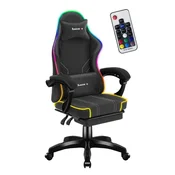 Huzaro Force 3.7 RGB črn igralni stol